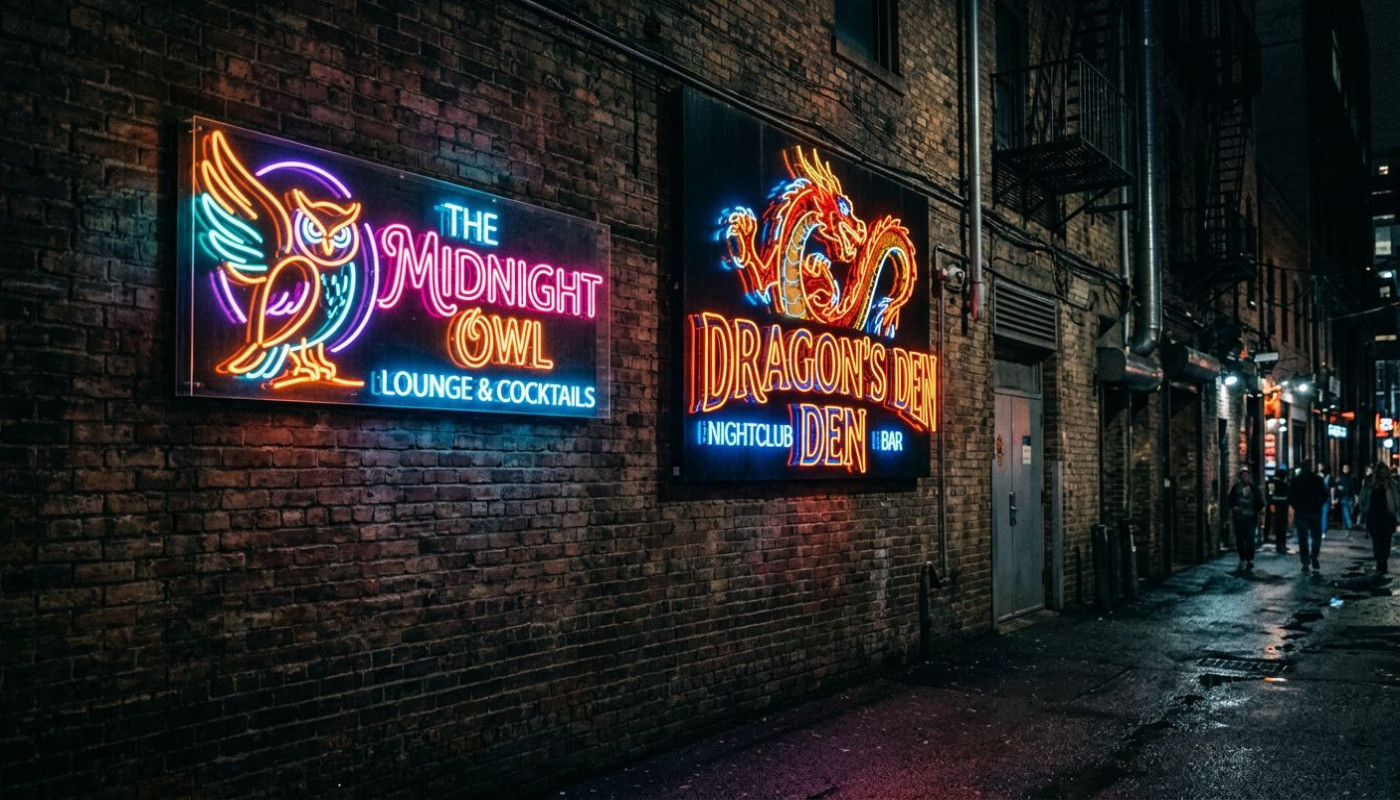 Comment choisir entre un néon texte et un néon logo ?