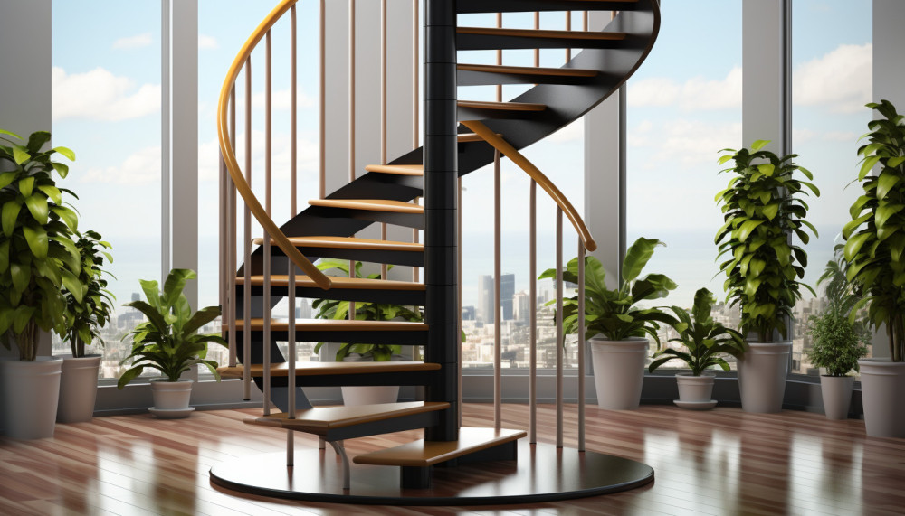 Conseils pour choisir le bon agencement avec un escalier colimaçon circulaire sur mesure