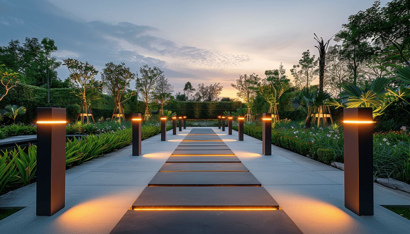 Installer un système d'éclairage intelligent et économique pour le jardin